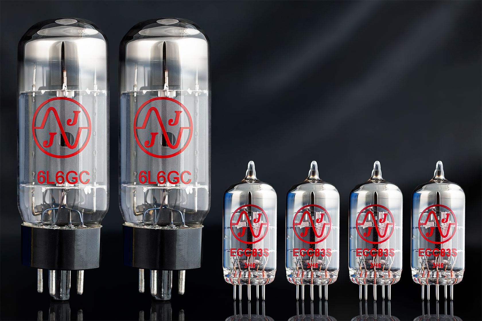 JJ four ECC83S two 6l6GC valve kit