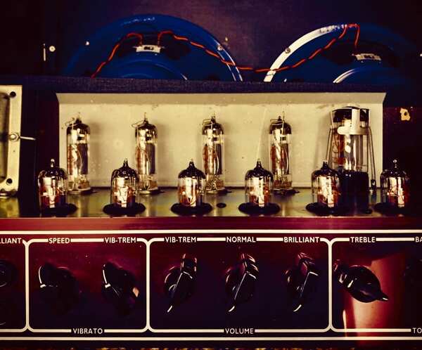 Vox AC30 1998 valve kit in an amp image